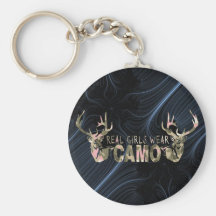 REAL GIRLS WEAR CAMO KEYCHAIN
