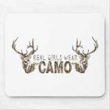 REAL GIRLS WEAR CAMO MOUSEPADS