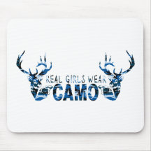 REAL GIRLS WEAR CAMO MOUSEPADS