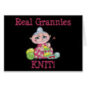 Real Grannies KNIT! cards by StitcherladyxxTees Real Grannies KNIT! cards
