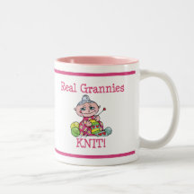 Real Grannies KNIT! Coffee Mugs