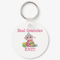 Real Grannies KNIT! keychains by StitcherladyxxTees Real Grannies KNIT! keychains