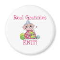 Real Grannies KNIT! magnets by StitcherladyxxTees Real Grannies KNIT! magnets