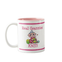 Real Grannies KNIT! Coffee Mugs
