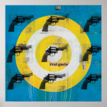Real Gusto 44 Caliber Print posters