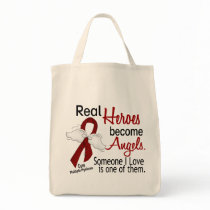 Real Heroes Become Angels Multiple Myeloma Tote Bags