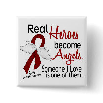 Real Heroes Become Angels Multiple Myeloma Pin