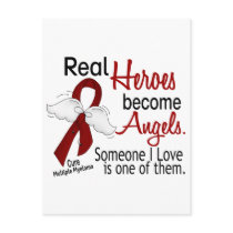 Real Heroes Become Angels Multiple Myeloma Post Card