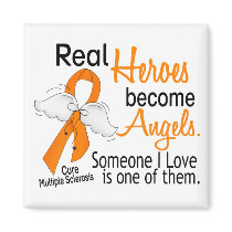 Real Heroes Become Angels Multiple Sclerosis Magnet