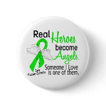 Real Heroes Become Angels Muscular Dystrophy Button