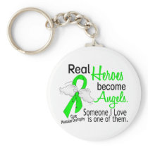 Real Heroes Become Angels Muscular Dystrophy Key Chain