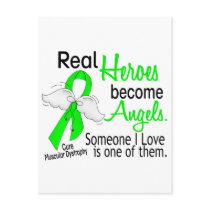 Real Heroes Become Angels Muscular Dystrophy Postcards