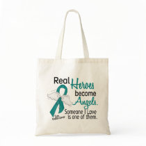 Real Heroes Become Angels Ovarian Cancer Bags