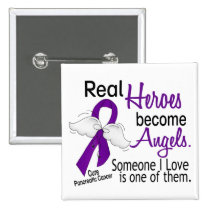 Real Heroes Become Angels Pancreatic Cancer buttons