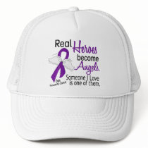 Real Heroes Become Angels Pancreatic Cancer Mesh Hat