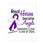 Real Heroes Become Angels Pancreatic Cancer Post Card