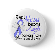 Real Heroes Become Angels Prostate Cancer Buttons