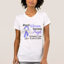 Real Heroes Become Angels Prostate Cancer Tees
