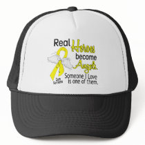 Real Heroes Become Angels Sarcoma Trucker Hat
