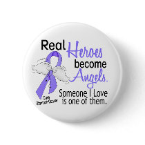 Real Heroes Become Angels Stomach Cancer Buttons