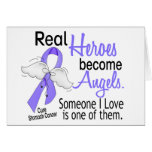 Real Heroes Become Angels Stomach Cancer Card