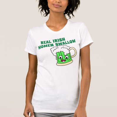 Real Irish Women Swallow Tee Shirt