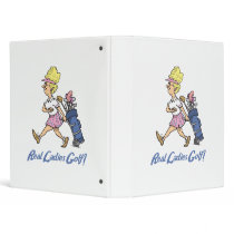 real ladies golf binder