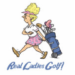 real ladies golf acrylic cut out