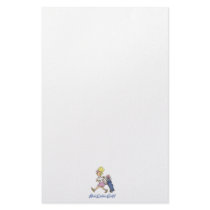 real ladies golf custom stationery