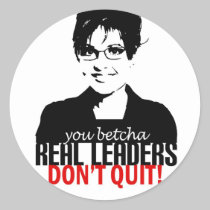 Real Leaders Sticker stickers