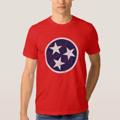 Real Life Tennessee State Flag Grunge Nashville T Shirts