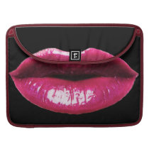 Real lips Rickshaw Flap Sleeve Macbook Pro Sleeve