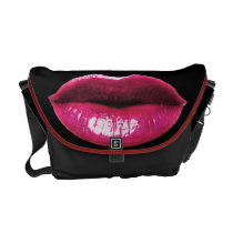 Real lips Rickshaw Messenger Bag