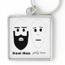 Real Man Keychain