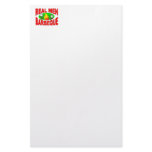 Real Men Barbeque. Funny Design for The BBQ King. Stationery Paper