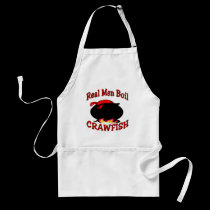 Real Men Boil Crawfish aprons