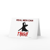Real Men Can Tango Card