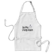 Real Men Change Diapers aprons