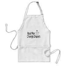 Real Men Change Diapers Apron