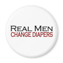 Real Men Change Diapers magnets by worldsfair Real Men Change Diapers magnets