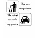 Real Men Change Diapers t-shirts