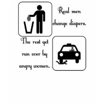 Real Men Change Diapers t-shirts by TeewitMaternity Real Men Change Diapers t-shirts