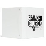 Real Men Coupon 3 Ring Binder