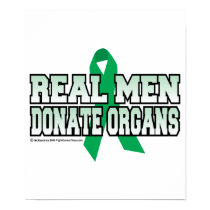 Real Men Donate Organs posters