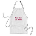Real Men Eat Meat! aprons by monyag Real Men Eat Meat! aprons