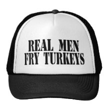 Real Men Fry Turkeys Mesh Hats