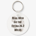 Real Men Go The Extra 26.2 Miles Key Chain keychains by RunnerTeesGifts Real Men Go The Extra 26.2 Miles Key Chain keychains