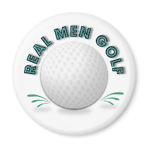 Real men golf magnets by Canadianfem Real men golf magnets