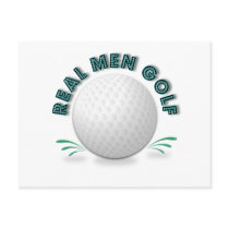 Real men golf postcards by Canadianfem Real men golf postcards