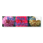Real Men Grow Dahlias- bumpersticker Bumper Sticker